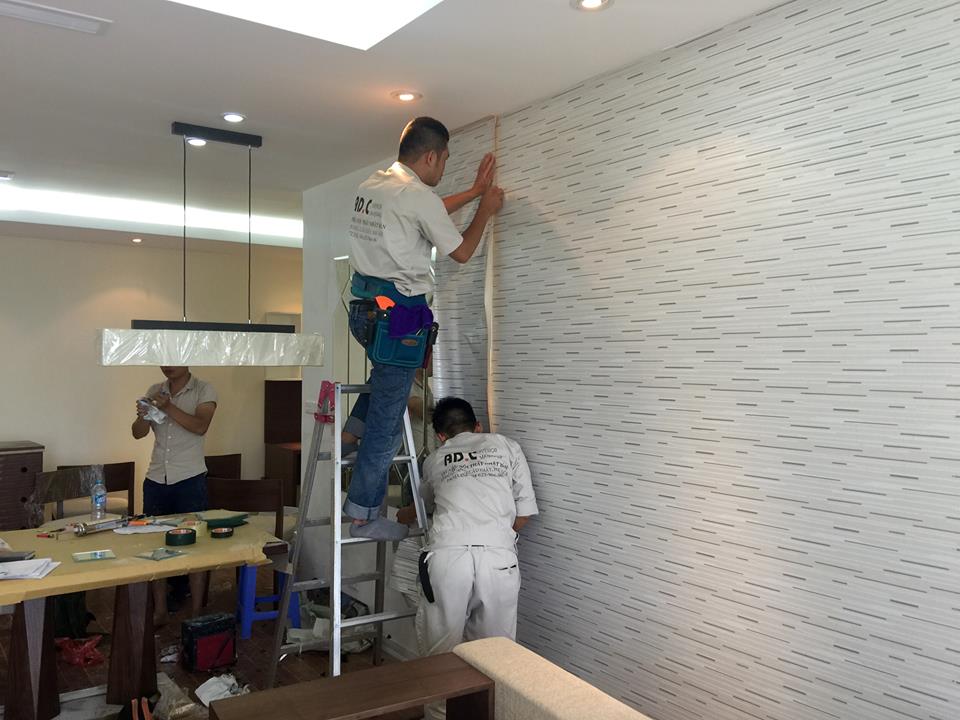 Đơn hàng tuyển gấp 3 Nam thi công giấy dán tường tại Chiba