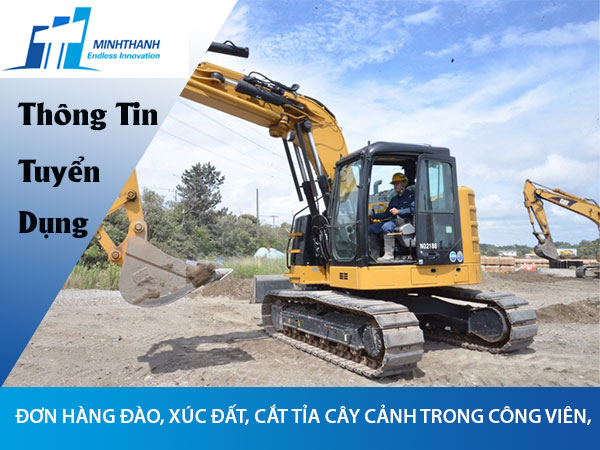 Tuyển dụng đơn hàng Đào, xúc đất, cắt tỉa cây cảnh trong công viên, nhà dân – MT2988