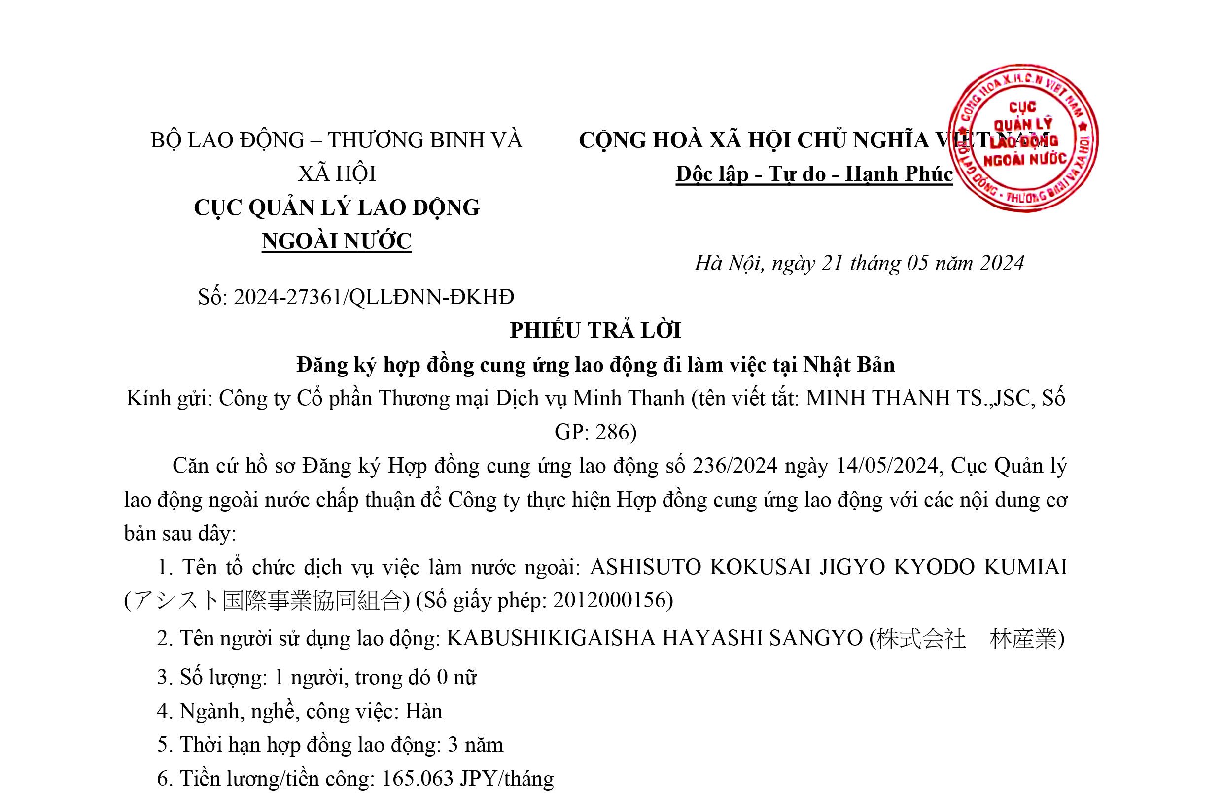 Hợp đồng cung ứng lao động – MT3969